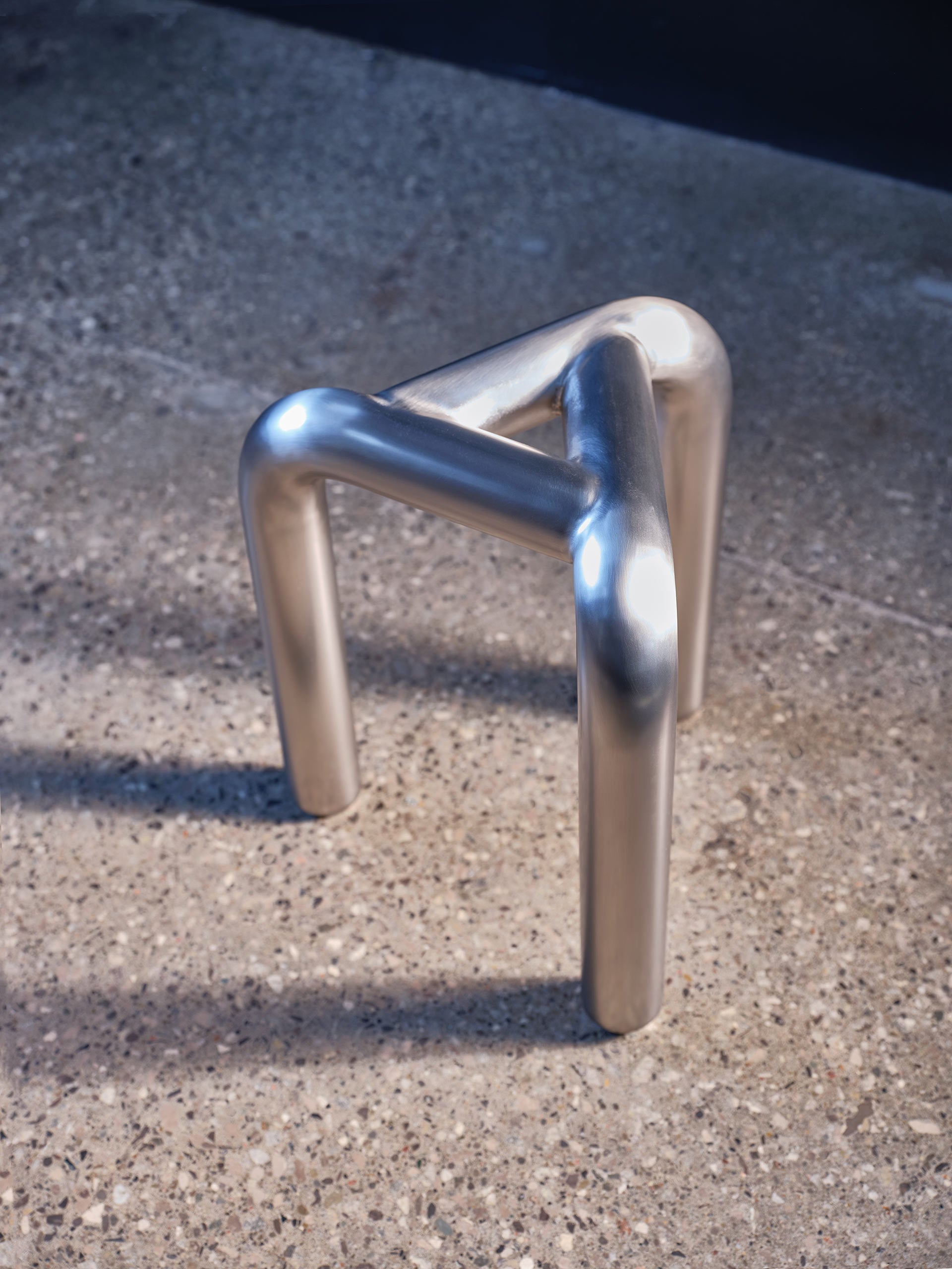 （ひめプリン） Stainless Triangle Stool Karumi triangular stool | Hermès Canada