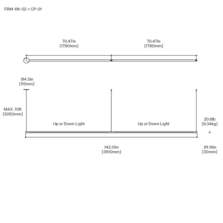 Form. 6ft 02 Linear Suspension