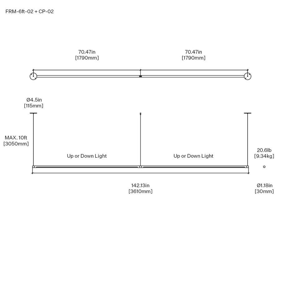 Form. 6ft 02 Linear Suspension